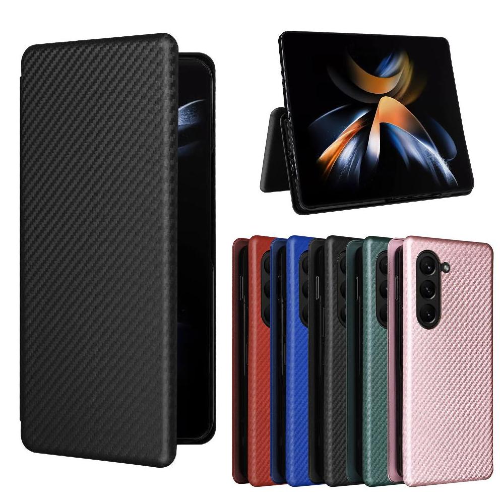 Funda Flip Para Foxdock Samsung Galaxy Z Fold 5 - Funda Magnética De Negocios, Funda Protectora Delgada