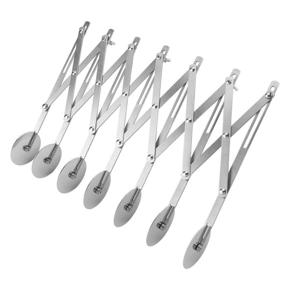 Cortador de Rueda Fdit 24,5 x 7,3 cm Plegable de Acero Inoxidable