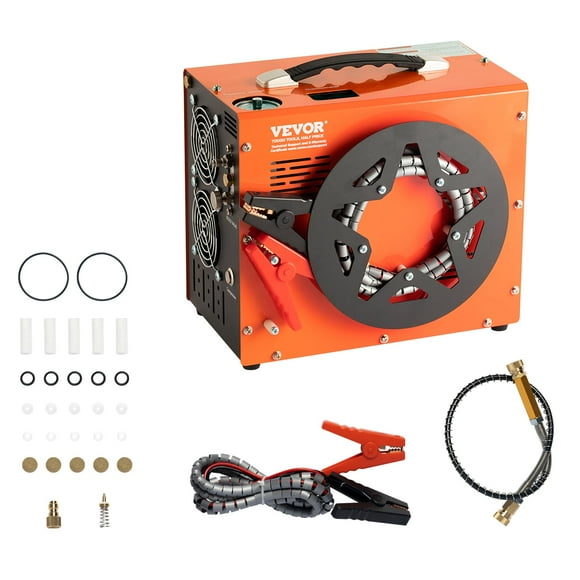 Compresor de aire PCP VEVOR 4500 psi/30 MPa portátil con convertidor