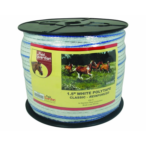 Cinta de polietileno reforzada Field Guardian Classic para valla eléctrica, 1,5 cm