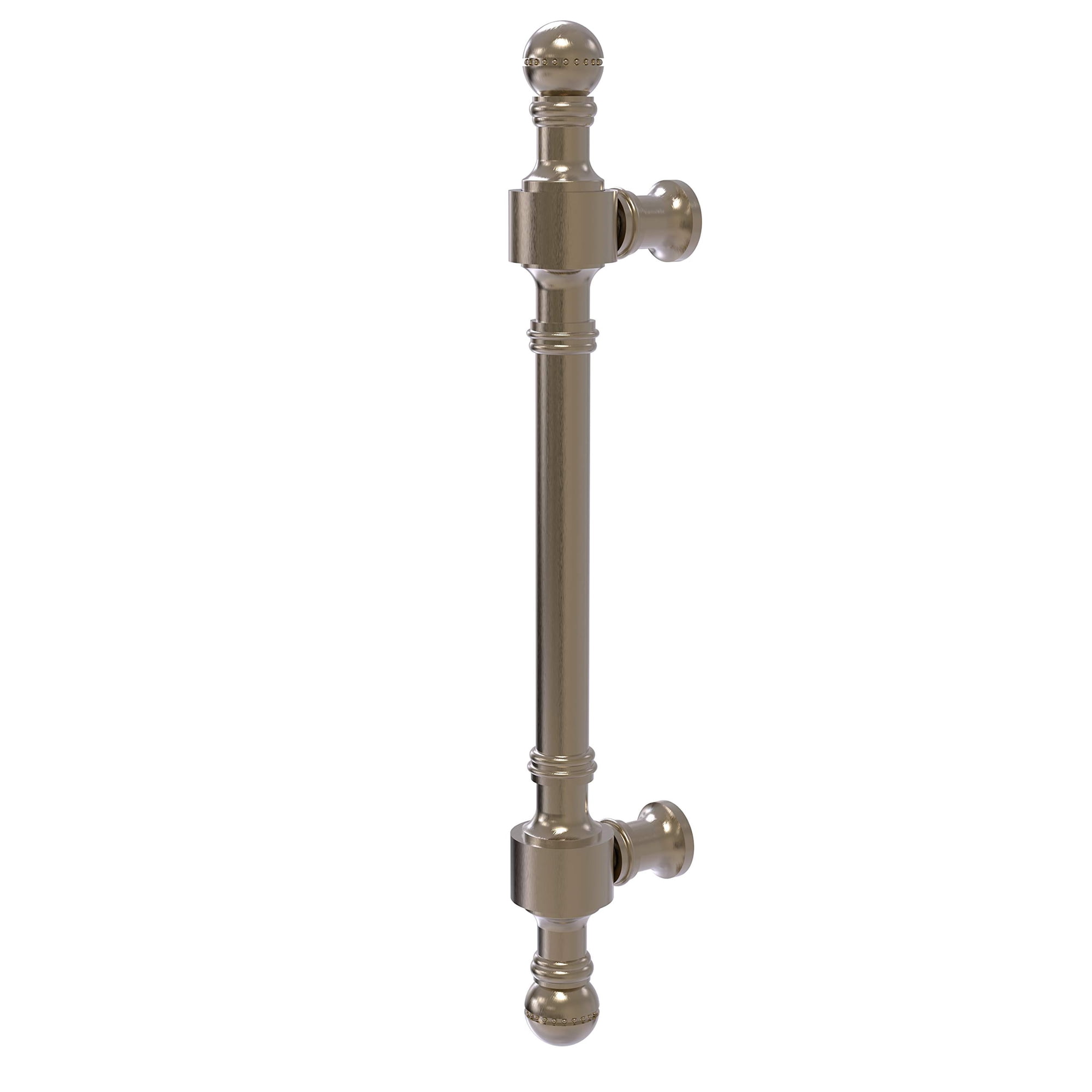 Tirador De Puerta Allied Brass Retro Dot Collection, 20 Cm, Peltre Envejecido