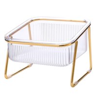 Ioensy - Tazón De Alimentación Elevado Elevado Para Mascotas, Perros Y Gatos, Con Comedero De Soporte, Tazón Individual