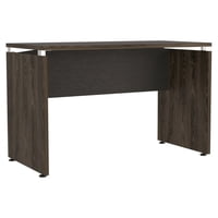 Fmfurniture - Escritorio 120X75X60 Cm Fm-008N Negro Y Café Oscuro