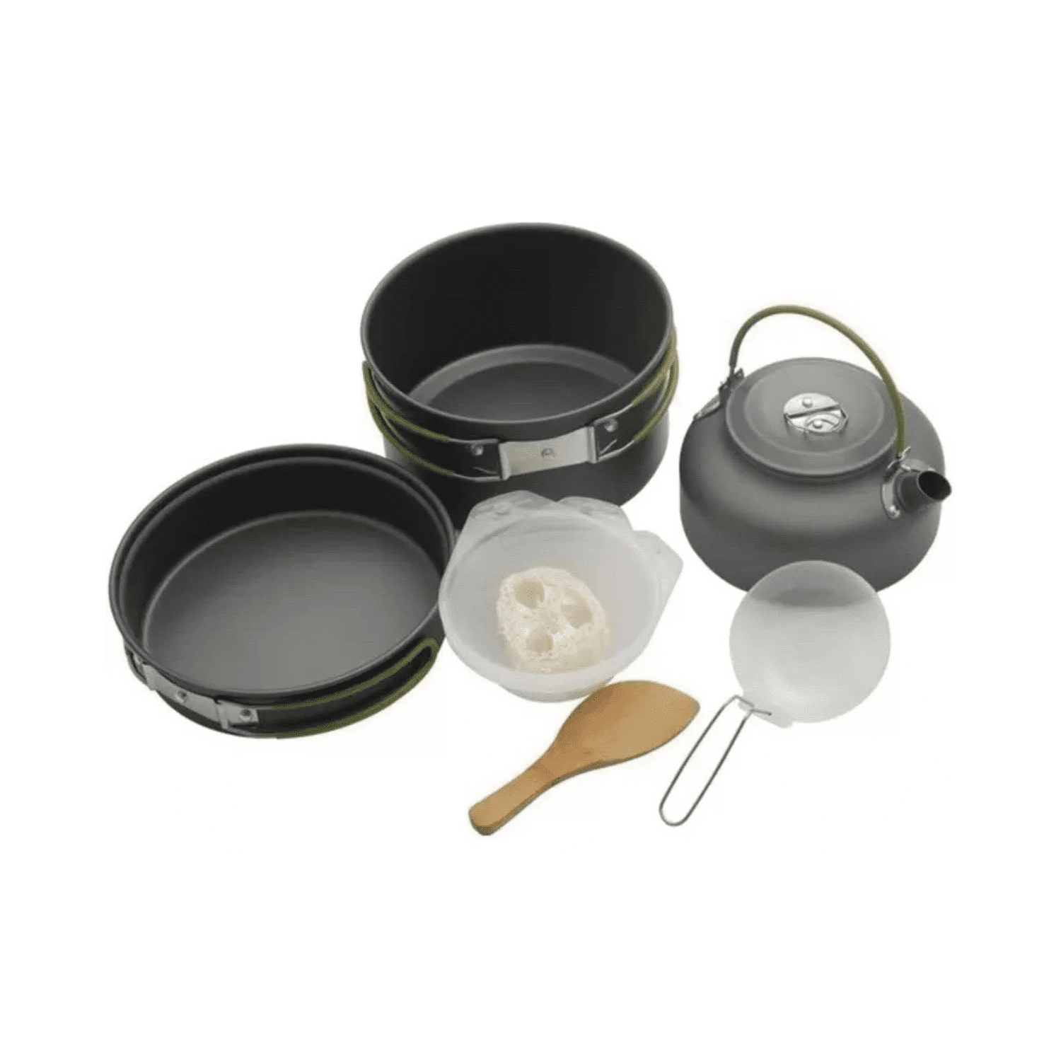 Importclick - Kit Cocina Camping Ultra Ligero 8 Piezas Surtido