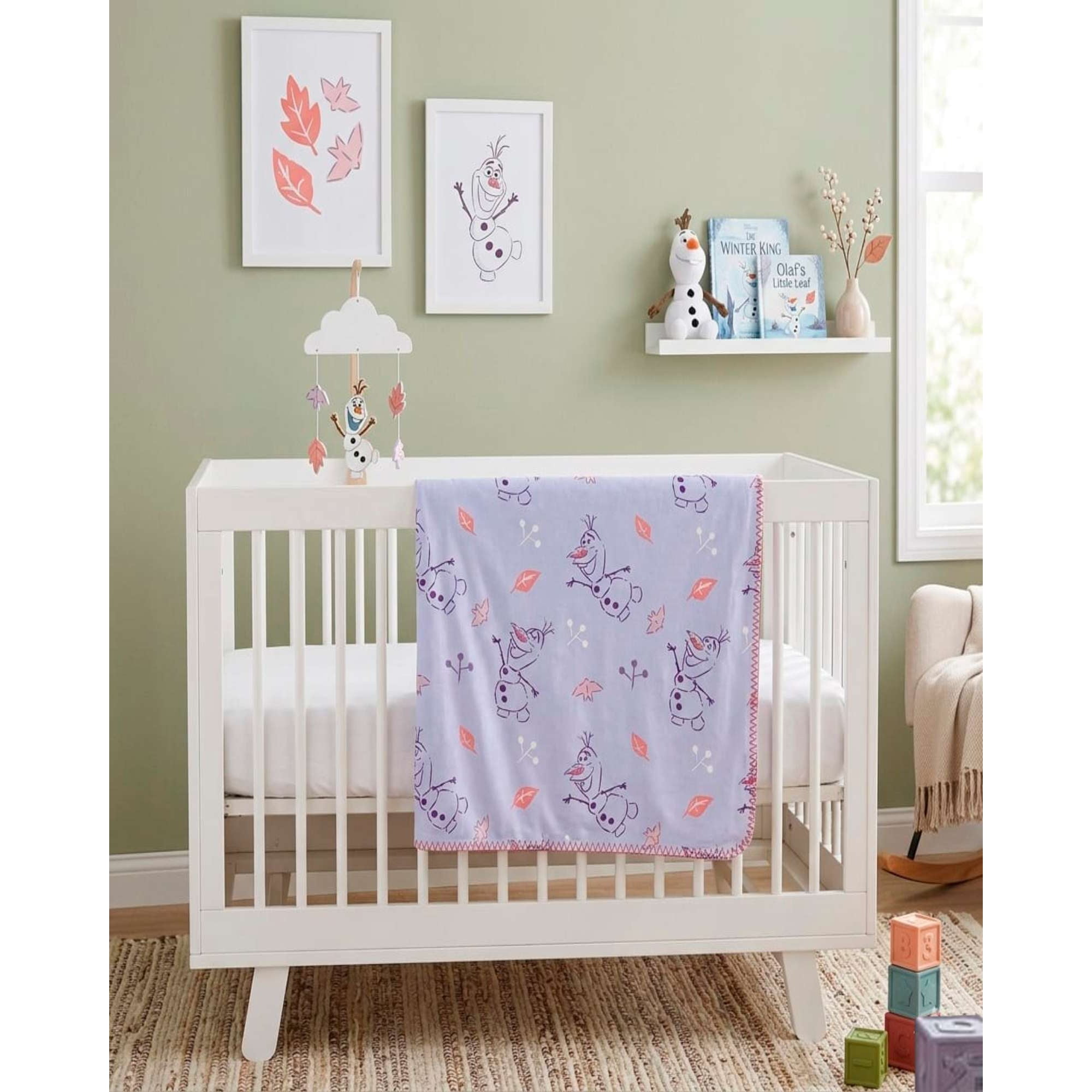 Mylhogar - Manta Para Niños Confortable Coral De 127x152cm De Frozen