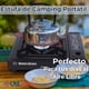 thumbnail image 2 of Cocina Portátil De Camping Con Maletín De Transporte Negro, 2 of 11