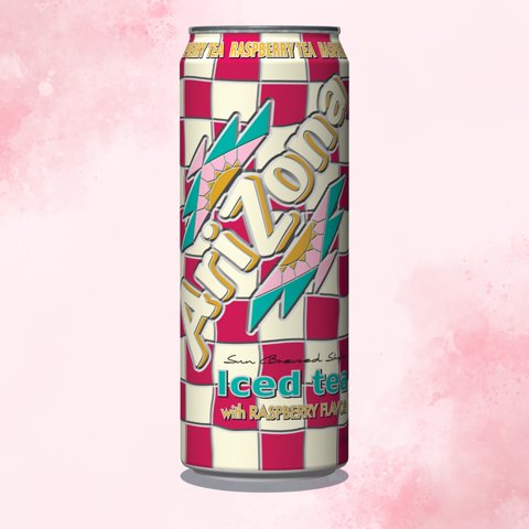 Arizona - Bebida Té Helado Frambuesa, Pack 24 Unidades, Lata