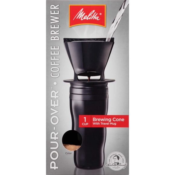 Cafetera Melitta Cone Pour-Over con taza Ready Set Joe