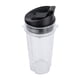 thumbnail image 5 of Recipiente de repuesto para licuadora de 16 oz con tapa abatible, compatible con accesorios de licuadora Nutri Ninja, 5 of 8