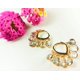 thumbnail image 2 of Argollas Borlas Huggies Zirconia Chapadas En Oro 18k, 2 of 3