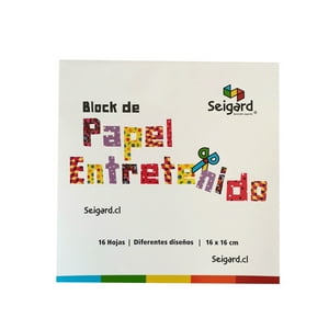 Seigard - Block Papel Entretenido 16 X 16 Cm.