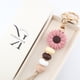 thumbnail image 4 of Llavero MyFavoritek Delicate Flower con cuentas de silicona, color marrón, 4 of 6