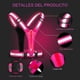 thumbnail image 4 of Chaleco Banano Reflectante Led Recarga Usb Correr Ciclismo fucsia oscuro Única, 4 of 5