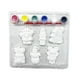 thumbnail image 2 of Set de 6 piezas de yeso navideñas para pintar 6 cm, 1 un, 2 of 3