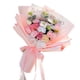 thumbnail image 2 of Flor De Rosa De Jabón De Lujo, Flores Artificiales Para Aniversario Día De Acción De Gracias Rosa, 2 of 5