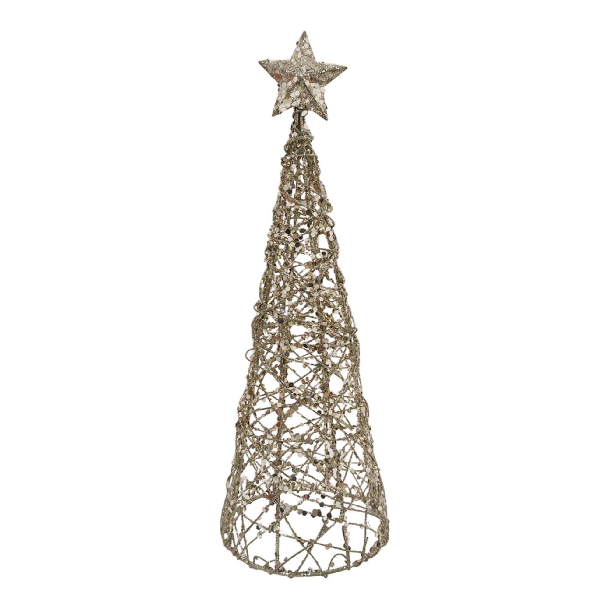 Árbol De Navidad Decorativo De Metal 30cm, Color Surtido, 1 Un Holiday Time