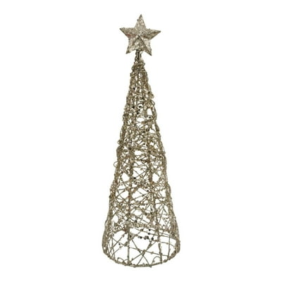 Árbol De Navidad Decorativo De Metal 30Cm, Color Surtido, 1 Un  Holiday Time