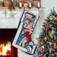 thumbnail image 1 of Betty Boop (2) Tema: Calcetines de Navidad, fino lino blanco para colgar en escaleras y chimenea, decoración navideña para el hogar, regalo de Navidad. 54cm × 38cm, 1 of 5