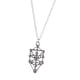 thumbnail image 3 of Fruta De La Vendimia De Las Mujeres Del Collar Geométrico Colgante De La Cadena De Plata, 3 of 3