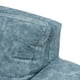 thumbnail image 4 of Sofá Franco 3 Cuerpos Cuero Auris Azul Claro, 4 of 6