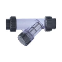 Magideal - Filtro En Y Transparente De Pvc Adaptador De Agua Potable Filtro En Y De Sedimentos De Pvc Transparente Para Conferir Suministro Portátil 25 Mm Dn20