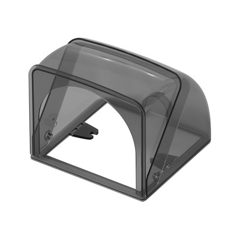 Magideal - Caja De Enchufe De Pared, Cubierta De Toma De Corriente Eléctrica, Accesorios, Caja Impermeable Para Enchufe Exterior, Protección De Interruptor, Baño Plegable Negro Claro