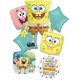 thumbnail image 1 of Set de 7 globos para fiesta Anagram SpongeBob cumpleaños, 1 of 6