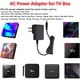 thumbnail image 4 of Fuente de alimentación de CA para TV Box - Android TV Box original, enchufe estadounidense, adaptador de CA, cargador de pared, cable de CA 100-240 V a CC 5 V 2 A, conector de CC de 5,5 mm x 2,1 mm., 4 of 7