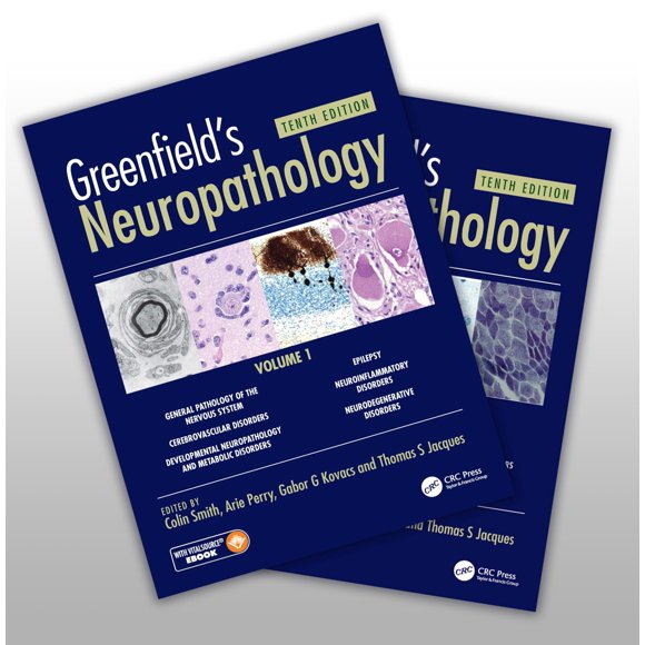 Conjunto de 2 volúmenes Neuropatología de Greenfield, 10ª edición (CRC Press)