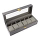 thumbnail image 5 of Caja Para Relojes Para Hombre, Organizador De Joyas Para Regalar, Ideal Para Negocios, Anillos, Pulseras, 6 Ranuras, 5 of 5