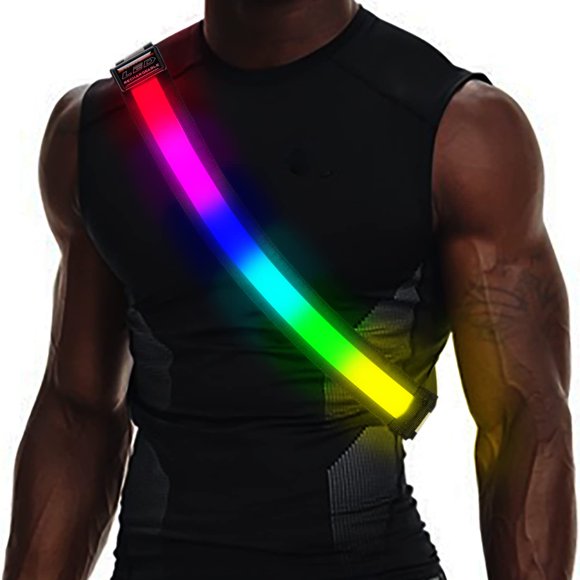 Cinturón LED OLIKER para correr reflectante con luz de seguridad