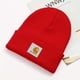 thumbnail image 1 of Warm and Cozy Unisex Knit Beanie with Solid Color and Skull Design - Perfect for Skiing, Autumn, and Winter, 1 of 5
