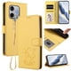 thumbnail image 2 of Funda de Gato tipo Libro para Honor 600 Lite, Amarillo, 2 of 6