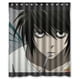 thumbnail image 1 of Cortina de ducha Death Note, juego de cortina de baño con ganchos, tamaño 60 x 72 pulgadas, 1 of 3
