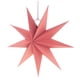 thumbnail image 1 of Novedad 3D Papel 9 Puntos Estrella Navidad Halloween Decoración Colgante Rosa, 1 of 4