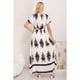 thumbnail image 3 of Maxi Vestido Largo Mujer Cruzado Estampado Casual Eventos 3383, 3 of 3