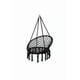 thumbnail image 1 of Silla Colgante Muna Tejida Negra Tipo Columpio Decorativa, 1 of 3