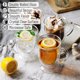 thumbnail image 3 of Juego de 6 Tazas de Vidrio Brew To A Tea de 350 ml, 3 of 7