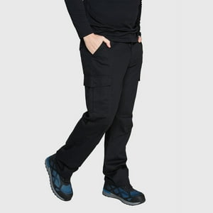 Jayson - Pantalón Cargo Gabardina Hombre Negro 52