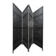 thumbnail image 1 of Biombo De Madera Resistente 4 Paneles Completo 200x180cm negro, 1 of 4
