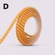 thumbnail image 1 of 1pc, 1M Pvc Decorative Soft Line Mirror Border Binding Closure Line Gypsum Line Ceiling Line Background Wallpaper Self-adhesive Strip 39inch, 1 of 3