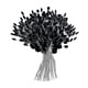 thumbnail image 1 of 30 piezas Gotas de agua Peleras de flores artificiales Simulación Drop Pelocas de flores Decoración floral para el hogar Decoración floral para vacaci Negro, 1 of 5