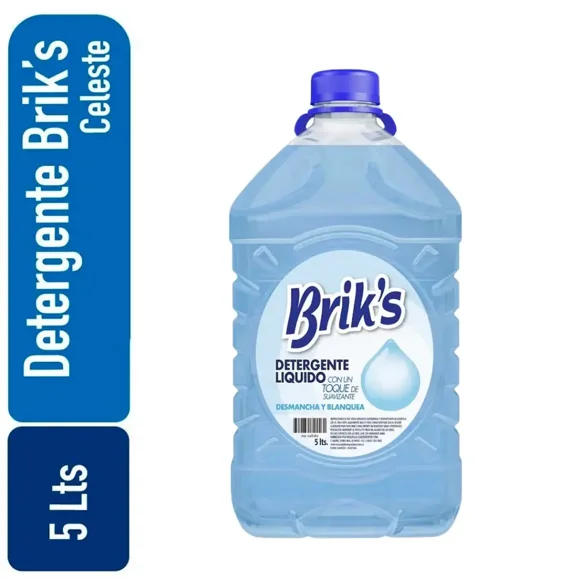 Detergente Briks celeste 5 LTS
