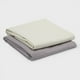 thumbnail image 1 of Pack 2 Sábanas Beige + Gris 1 Plaza, 1 of 3