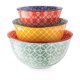 thumbnail image 1 of Cuencos para mezclar DOWAN Ceramic Colorful 3.5/2/1 L, juego de 3, 1 of 8