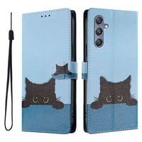 Foxdock Funda Tipo Cartera Para Samsung Galaxy M55 Con Soporte Y Correa – Diseño De Patrones Lindos