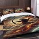 thumbnail image 1 of 3pcs Sagittarius Art Print Bedding Set Soft and Comfortable Suitable for All Seasons, 1 of 5