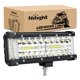 thumbnail image 1 of Barra de luz Nilight de 7" triple fila spot/flood combinada de 75 W, 1 of 9