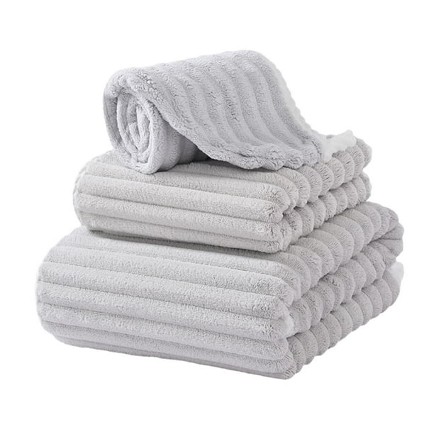Toalla De Baño Para Mujer, Toalla De Mano, Toalla Para El Cabello, Para Hotel, SPA, Sauna, Gris