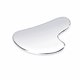 thumbnail image 1 of Herramienta facial Gua Sha SQULIGT de acero inoxidable plateada, 1 of 3